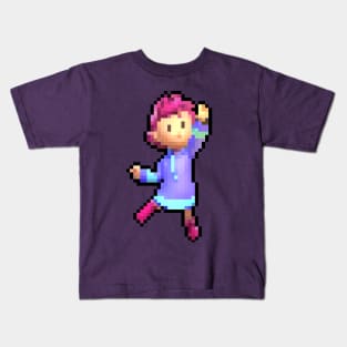 Kumatora Pixel Art Kids T-Shirt